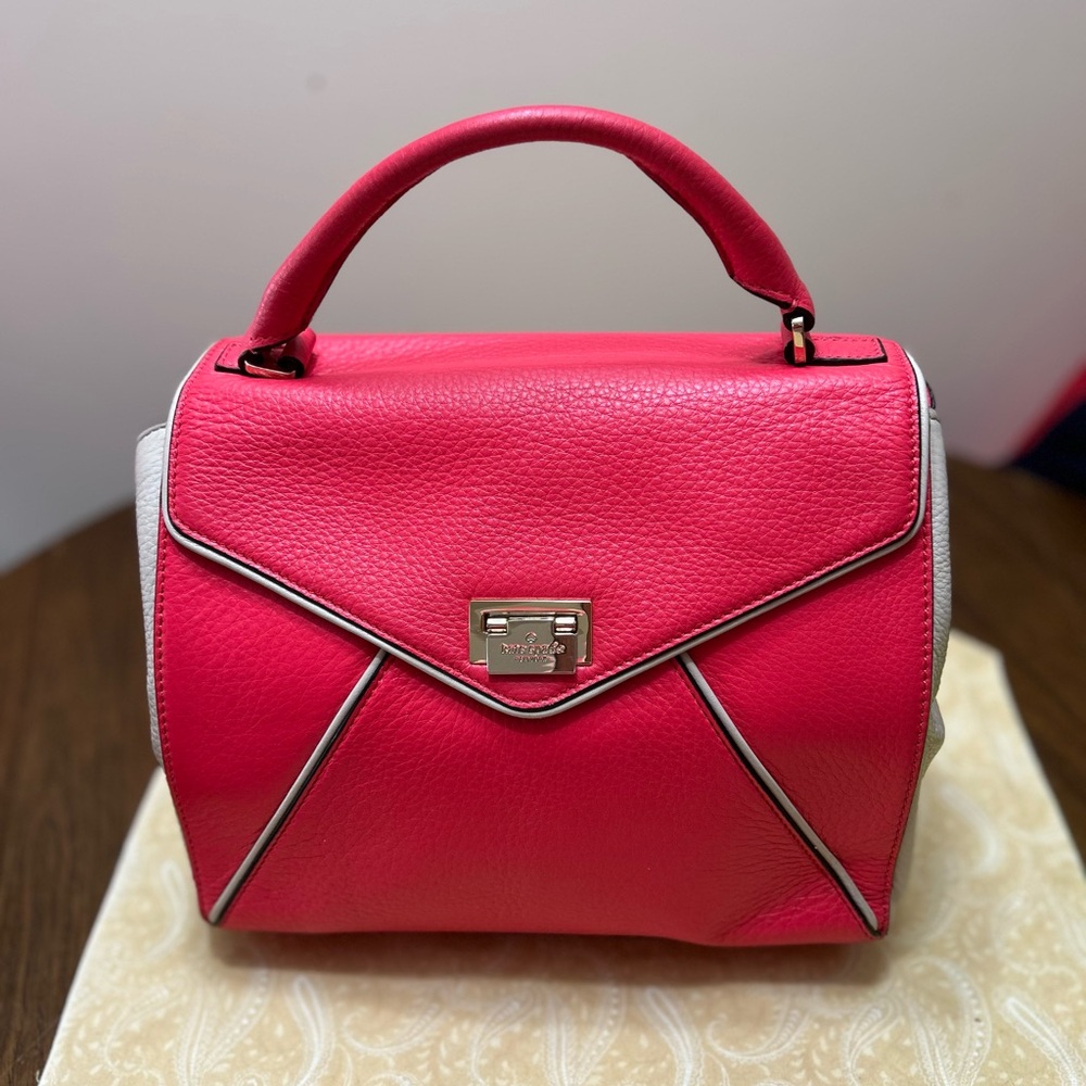 kate spade Pink Leather Top-Handle Satchel❤️
